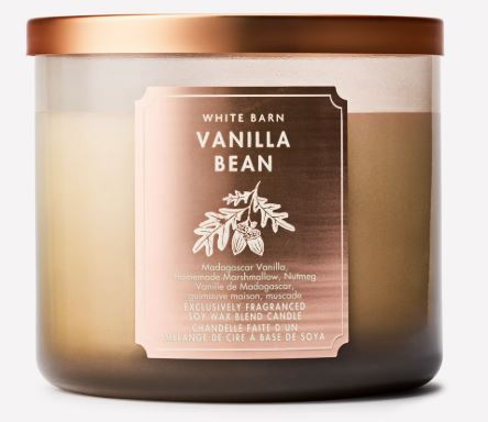 Vanilla Bean Candle 3 wick candle